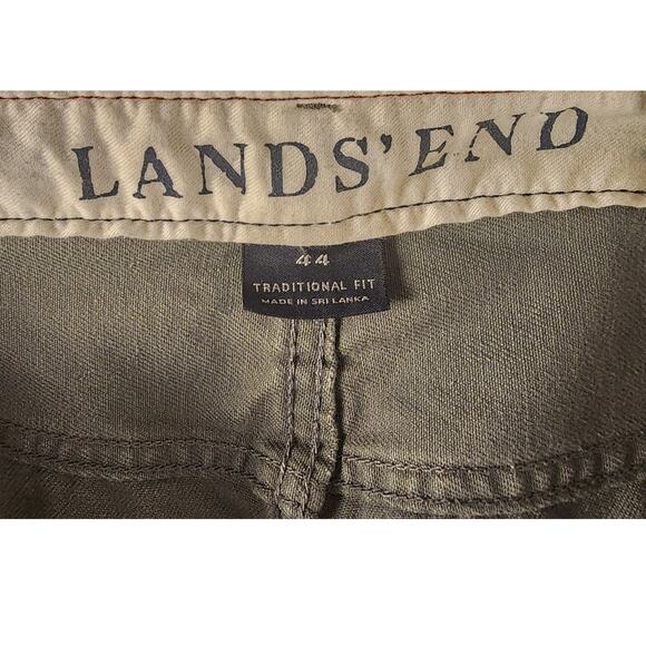 Land's End Men's Traditional Fit Size 44/31 Gray Denim Pants - Picture 5 of 6